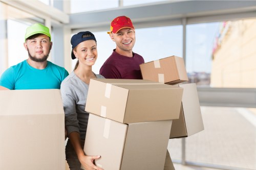 Mobile self storage container delivered in Eastbarnet