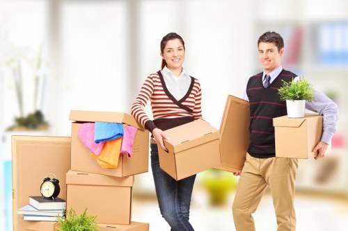Organised student storage space with seasonal belongings
