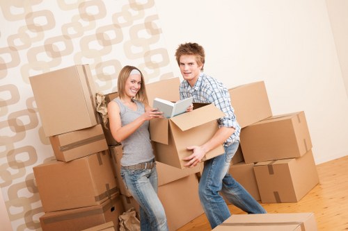 Household items safely stored in Eastbarnet storage units