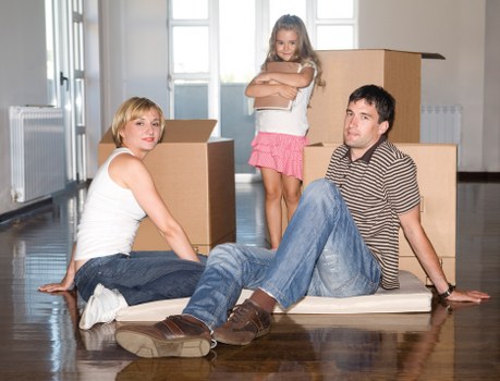 Professional packing for fragile items in a flat removal
